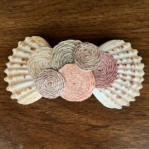 Sea Shell and Swirl Barrette